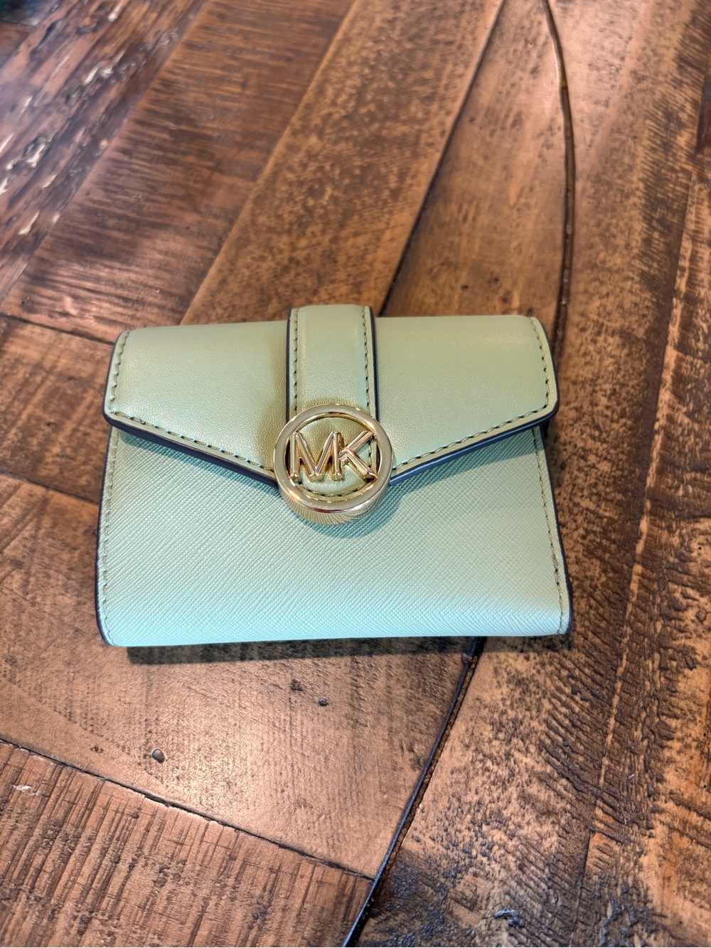 MICHAEL KORS White Satchel with Neon Trim and Michael Kors Wallet set - Picture 14 of 16
